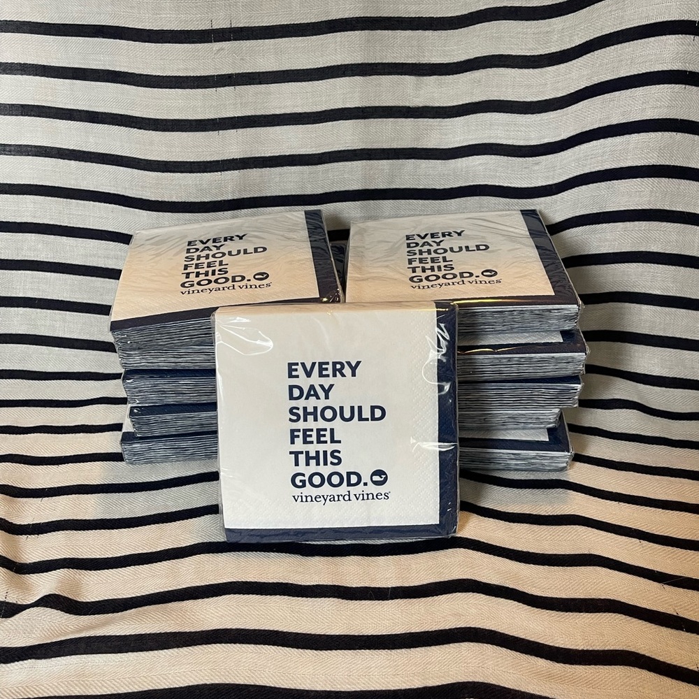 Vineyard Vines cocktail napkins